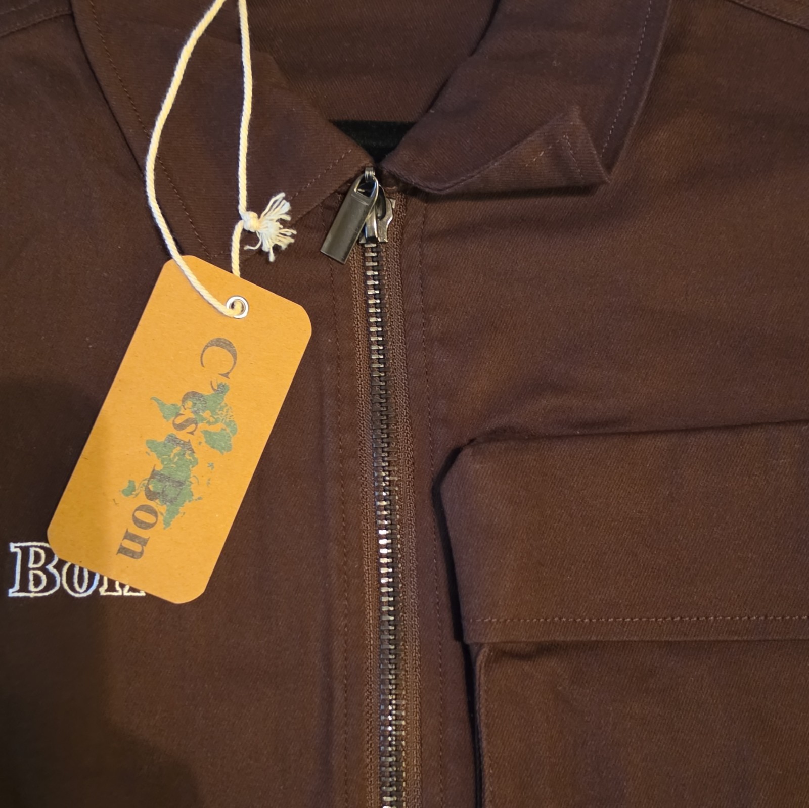 C’est Bon Zip-Up Jacket XXL Men’s Brown