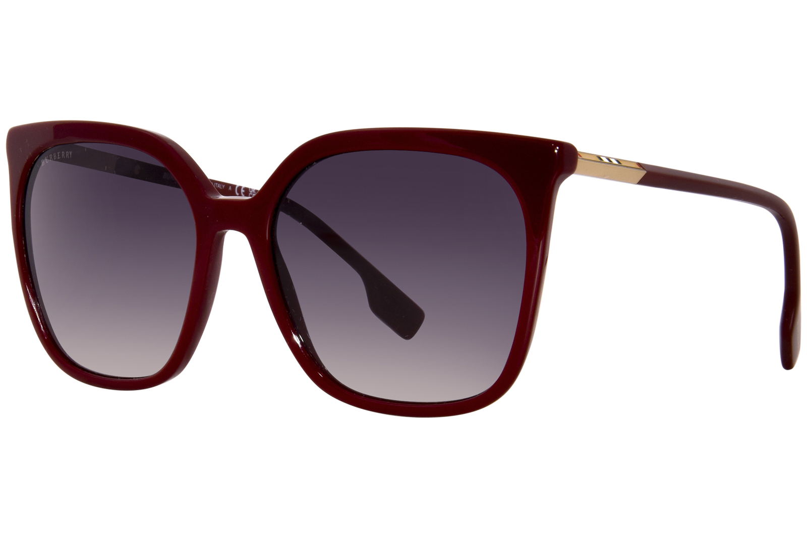 Burberry Emily BE4347 34038G Sunglasses Women’s Bordeaux/Grey Gradient 56-mm