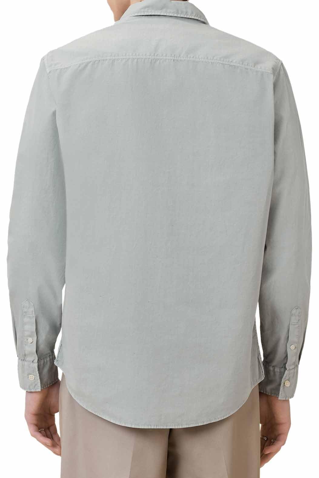 AllSaints MensCasual Shirttahoe Ls Shirtslate Greensmall Small