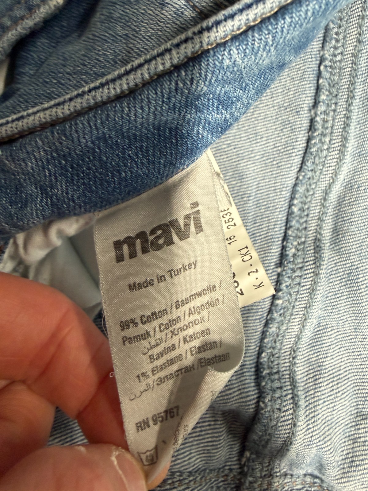 Mavi Jeans Mens 34×32 Blue Denim Mid Rise Straight Leg All Day Comfort Classic