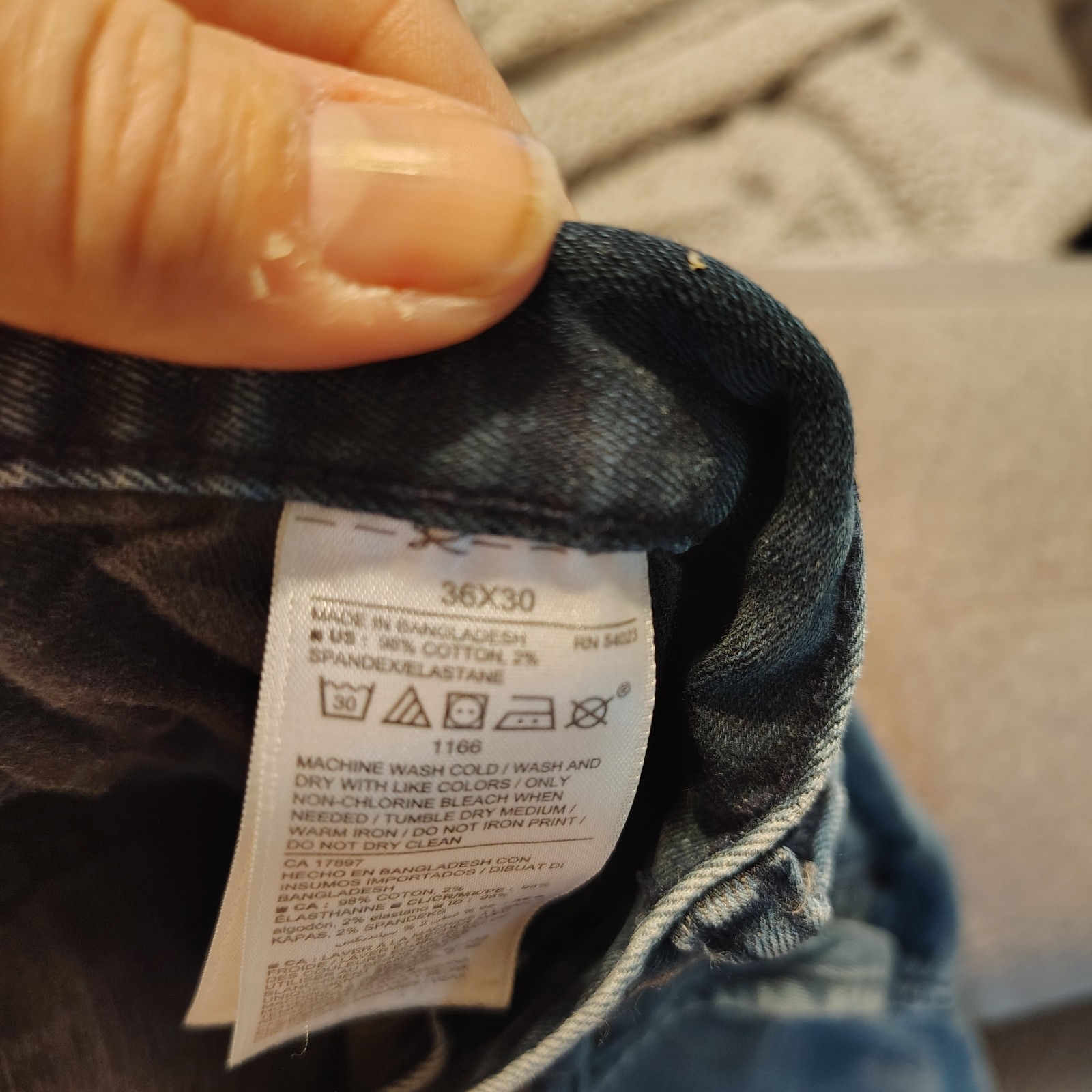 Old Navy Relaxed Slim Fit Denim Jeans Size 36×30