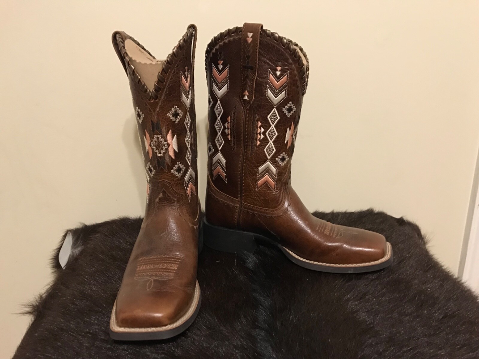 Ariat Ladies Round Up Skyler Canyon Tan Boots 10038327