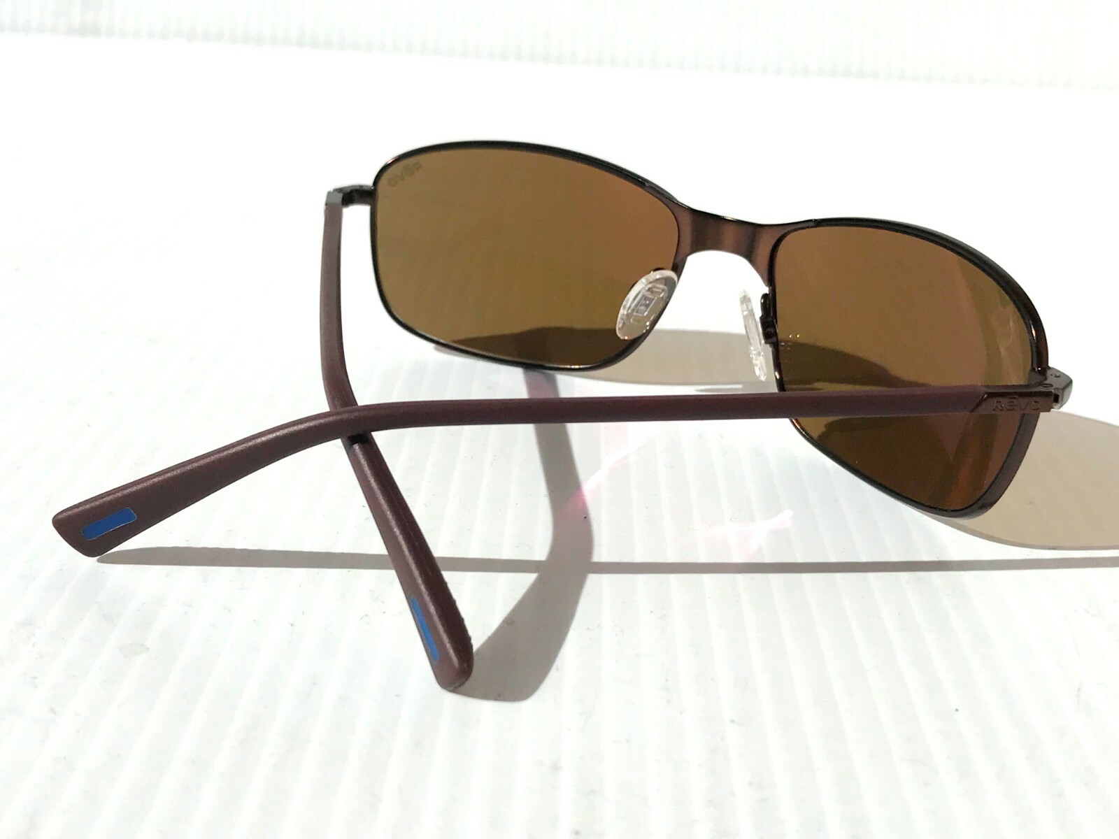 NEW REVO DECOY Copper Frame w POLARIZED Brown Tierra Golf Sunglass 1084 02 BR