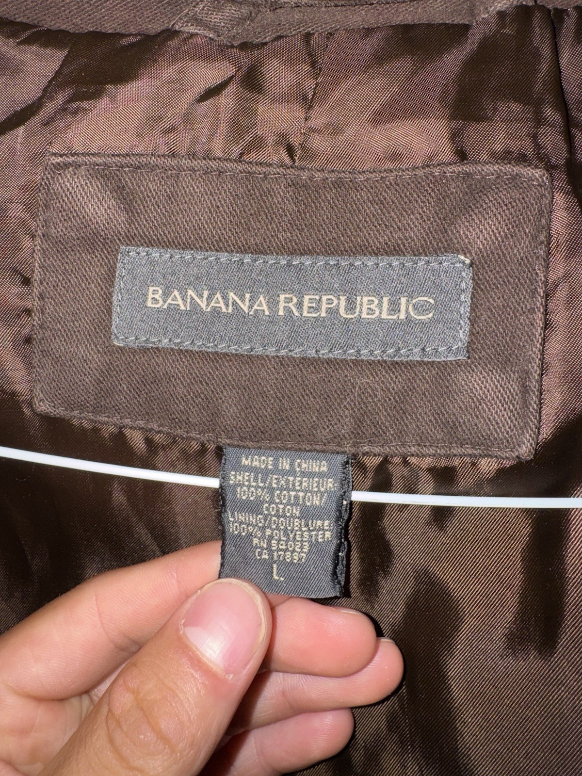 Banana Republic Men’s suede jacket Size L