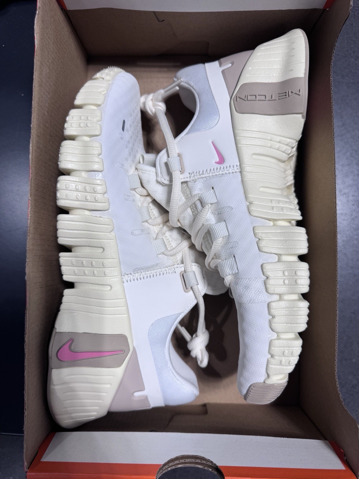 Nike Free Metcon 5 ‘Sail Ivory Soft Pink’ DV3950-100 Women’s Size 8 Shoes