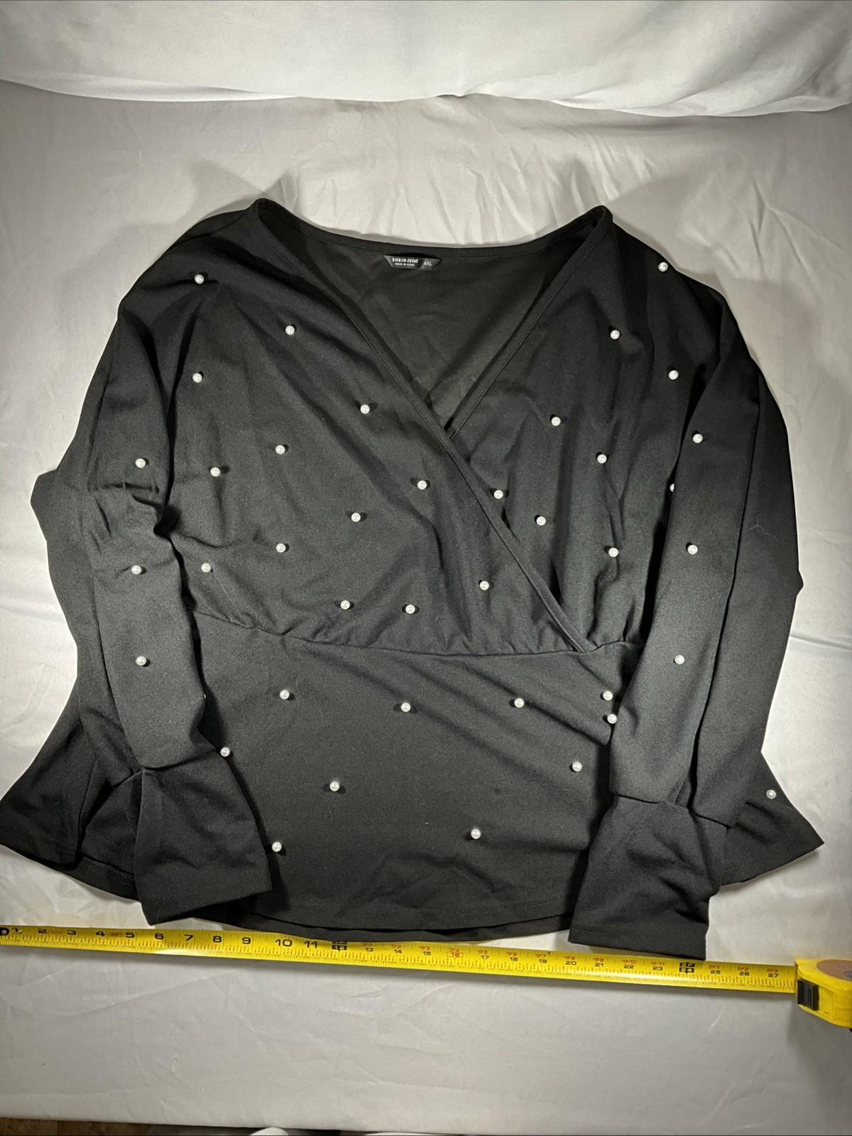 SHEIN Black Blouse/Top Size 4XL