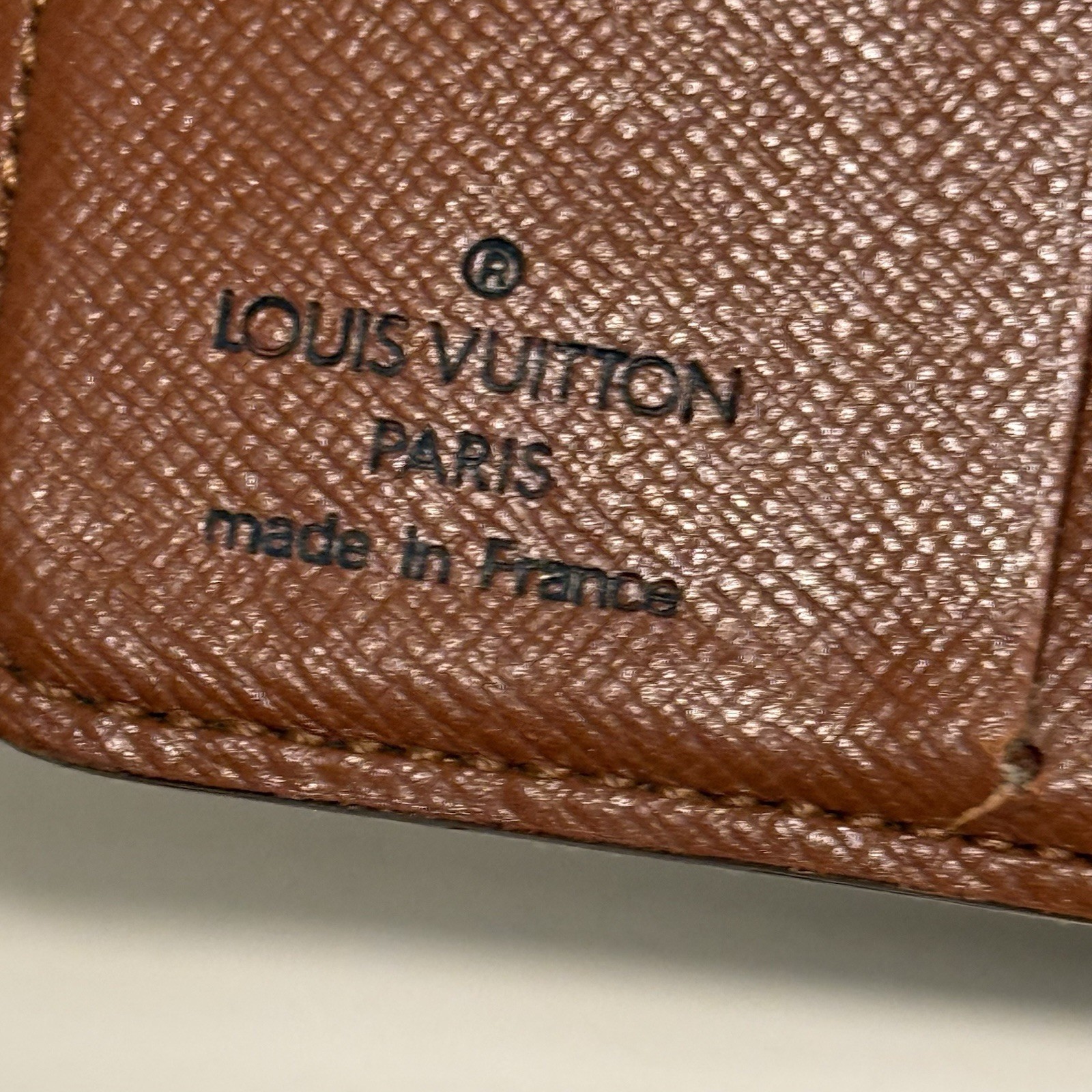 Authentic Louis Vuitton LV Monogram Compact Zip Bifold Snap Wallet Button Brown
