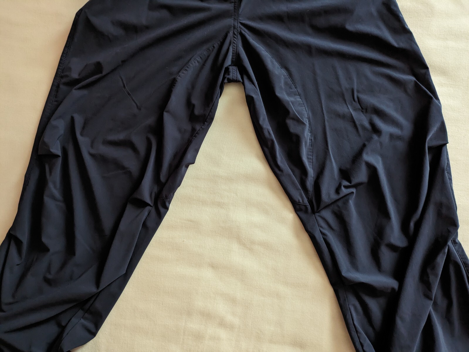 Paskho Serene Travel Casual Pant Women’s Size XS Ultra Comfortable Tie Sash Navy