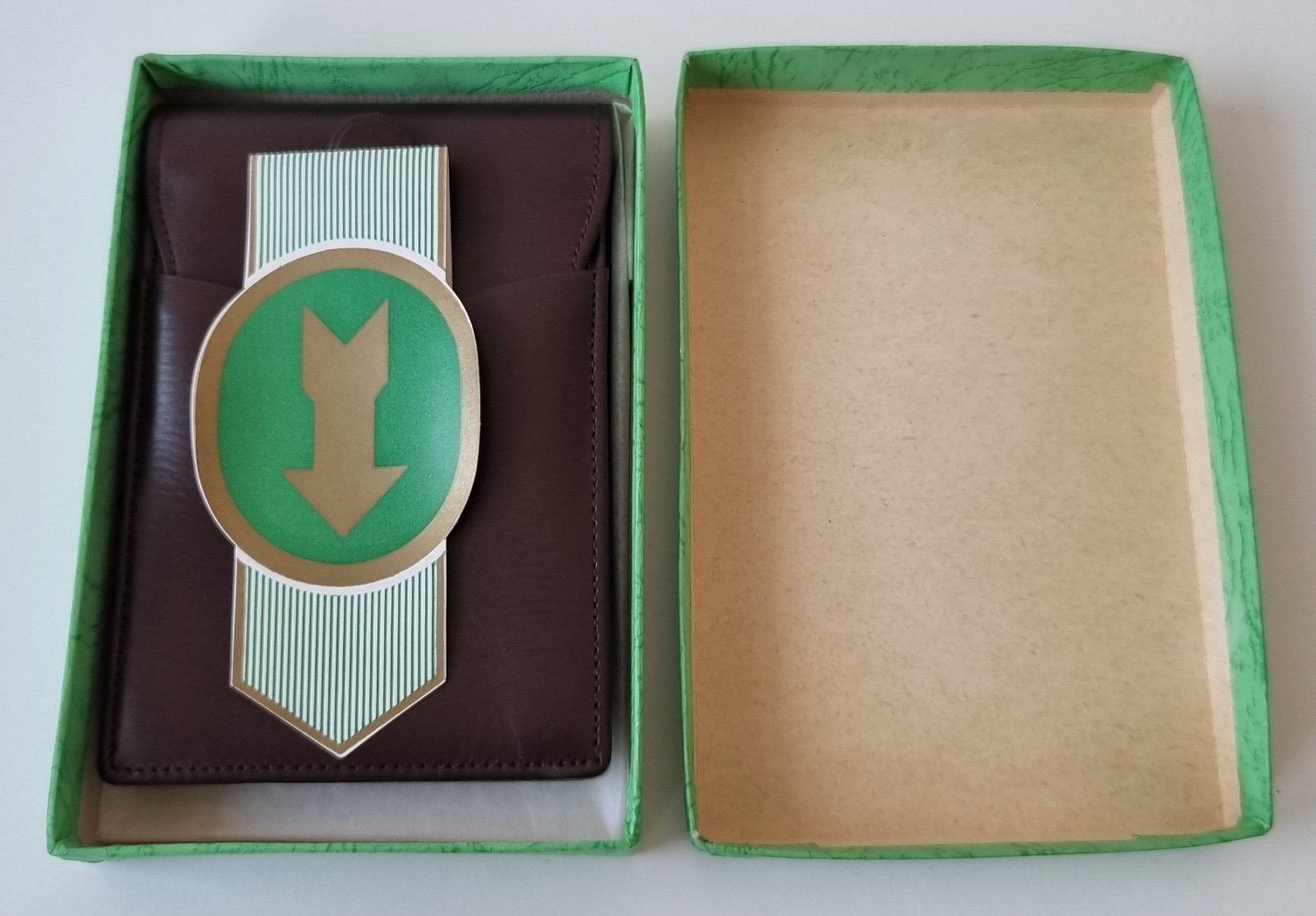 Great Leather Cigarette Case by Goldpfeil – Vintage Original, NEW Circa 1950/60