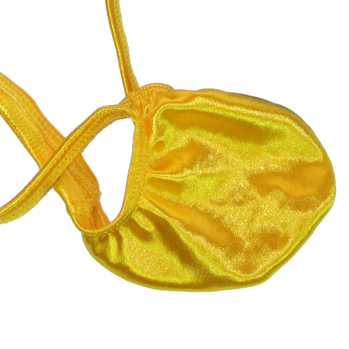 K403Y K403 Mens Grape Smugglers String Thong Contoured Pouch Shiny Satin Knit