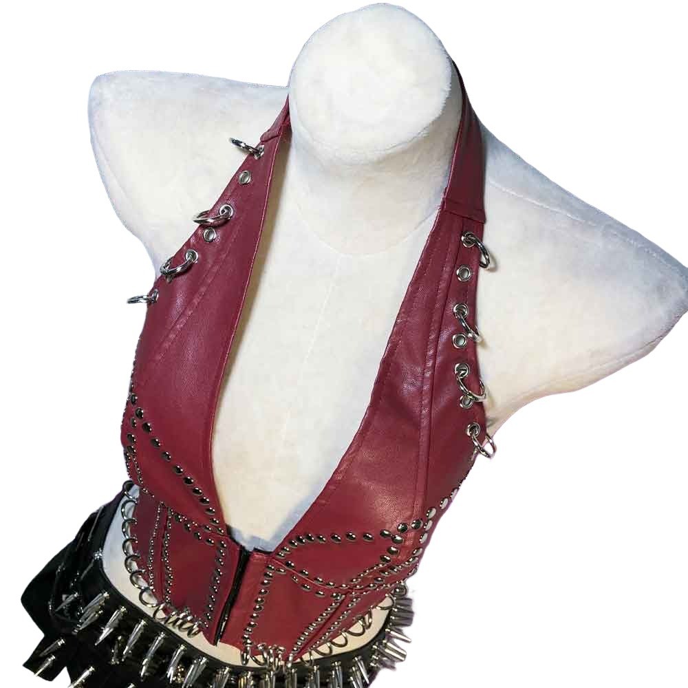 Goth Tops Emo Clothing Grunge Gothic Tank Punk Rock Clothes Spiked Y2K