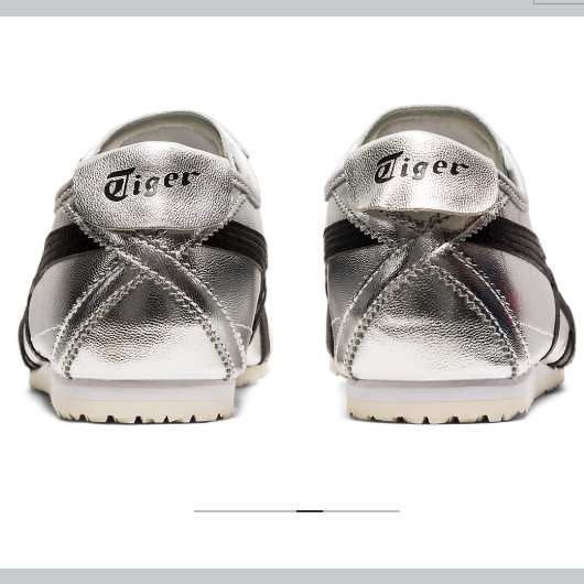 Onitsuka Tiger Mexico 66 PURE SILVER BLACK 1183C102 020 Sneakers From JAPAN NNT
