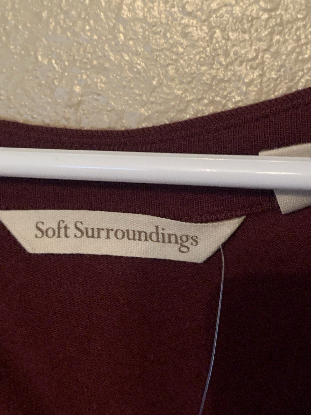 NWT Soft Surroundings Madeline Tunic Wine Size M