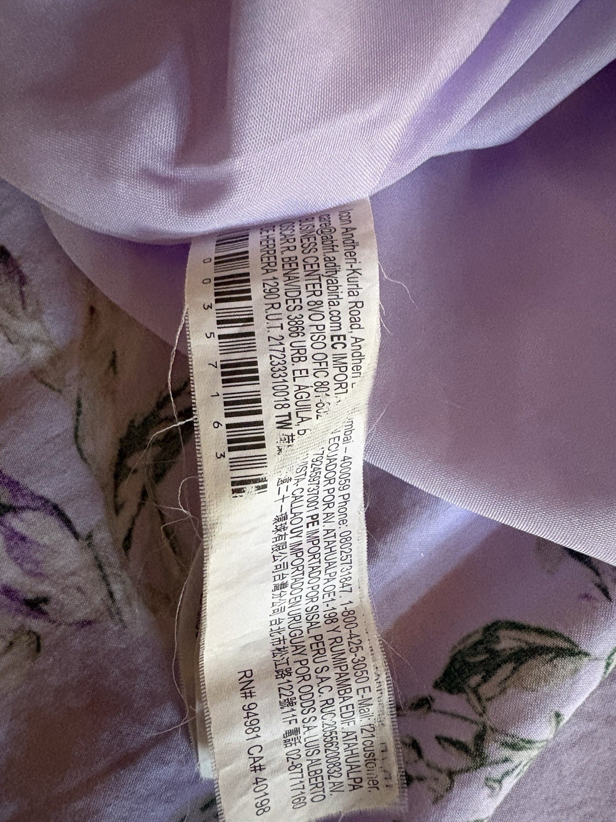 Forever 21 Purple Floral Chiffon Sundress V-Neck Bow Strappy Mini Women’s S