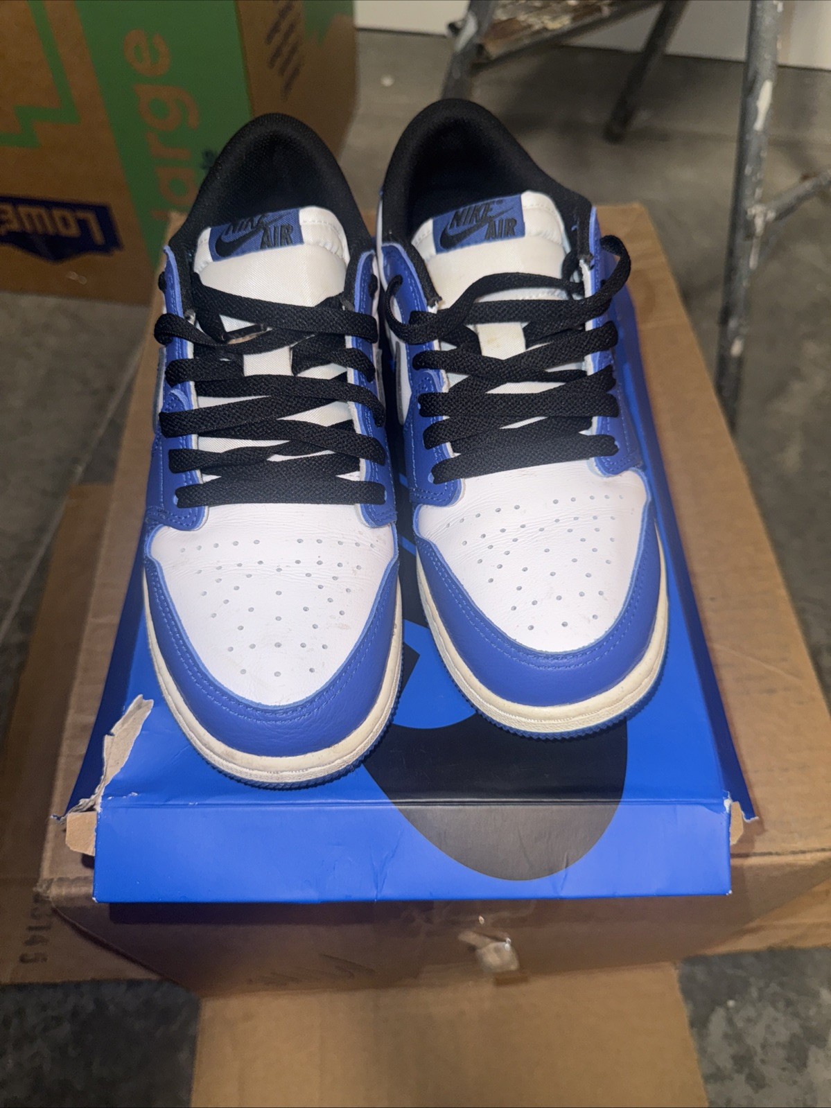 Air Jordan 1 Game Royal Low Size 7y 100% Authentic Ready To Ship !! Cheapest