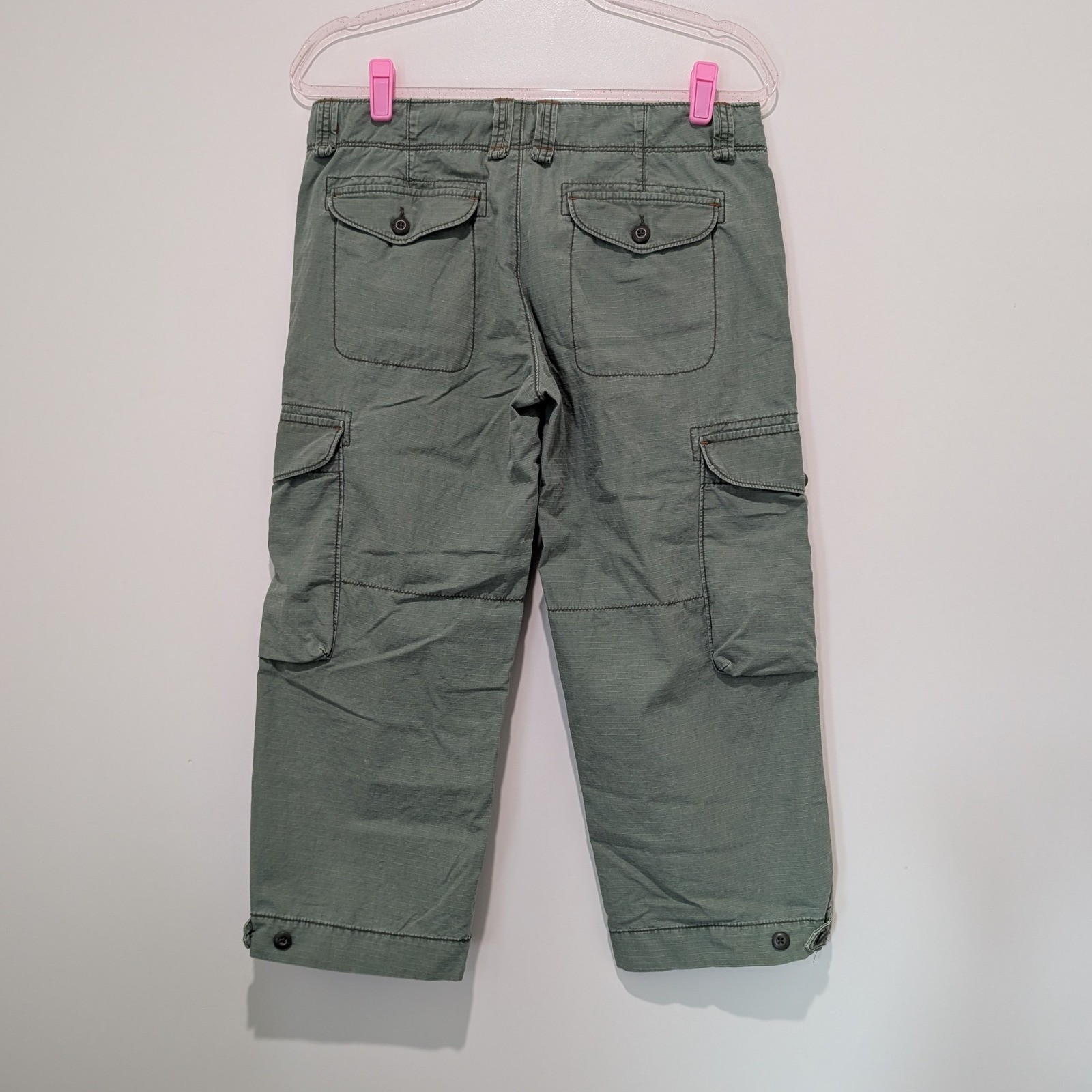 Vintage Polo Jeans Company Ralph Lauren Cargo Capri Low-Rise
