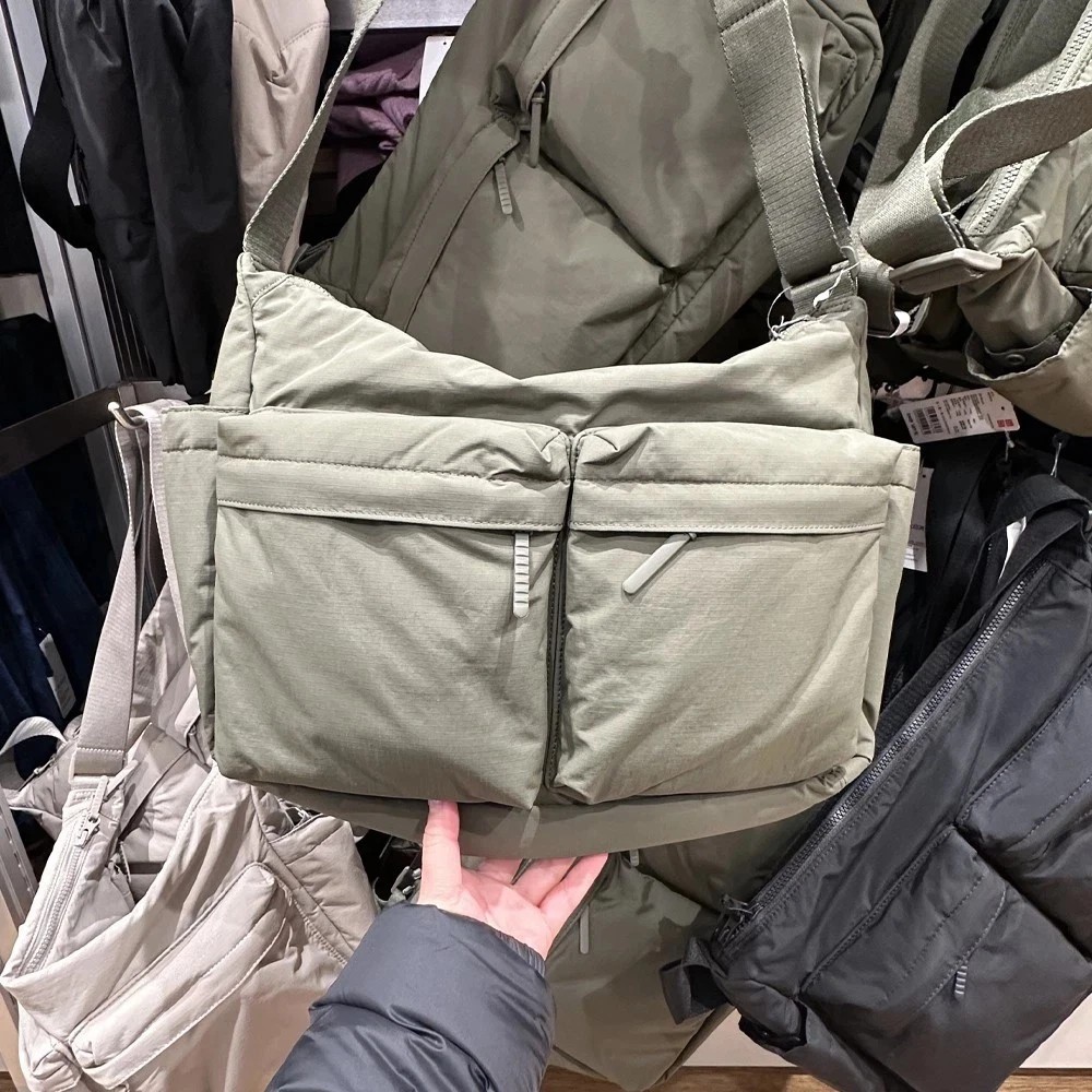 Casual Multi-pocket Messenger Bag Men Women Shoulder Bag Travel Sport Bag