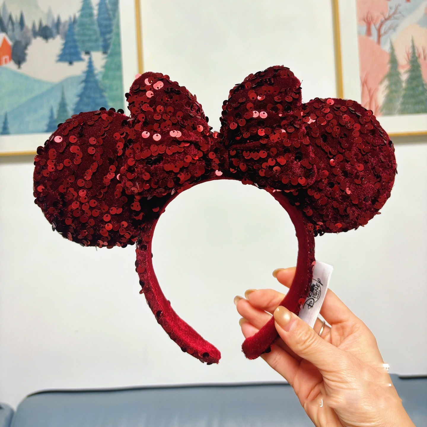 2025 Disney Parks Loungefly Mickey Ears Constellation Sorcerer Belle Headband