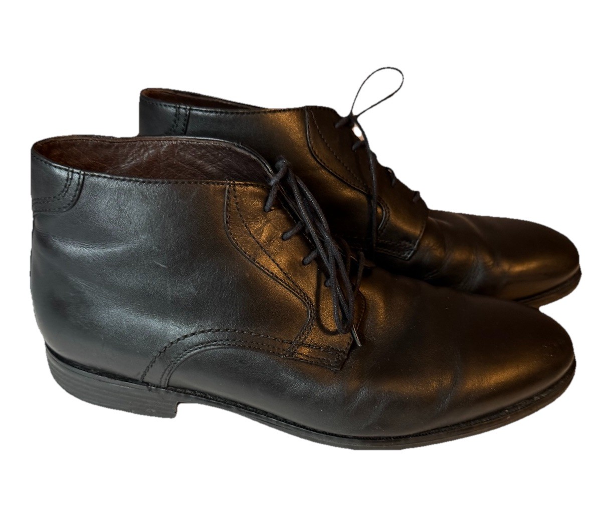Johnston & Murphy XC4 Waterproof Leather Chukka Boots Mens 9 Black
