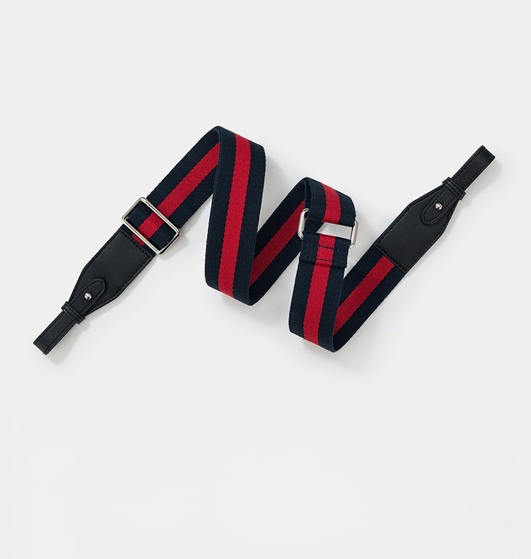 Replacement Striped Purse Strap for Gucci Luxury Designe Shoulder Bag No Logo