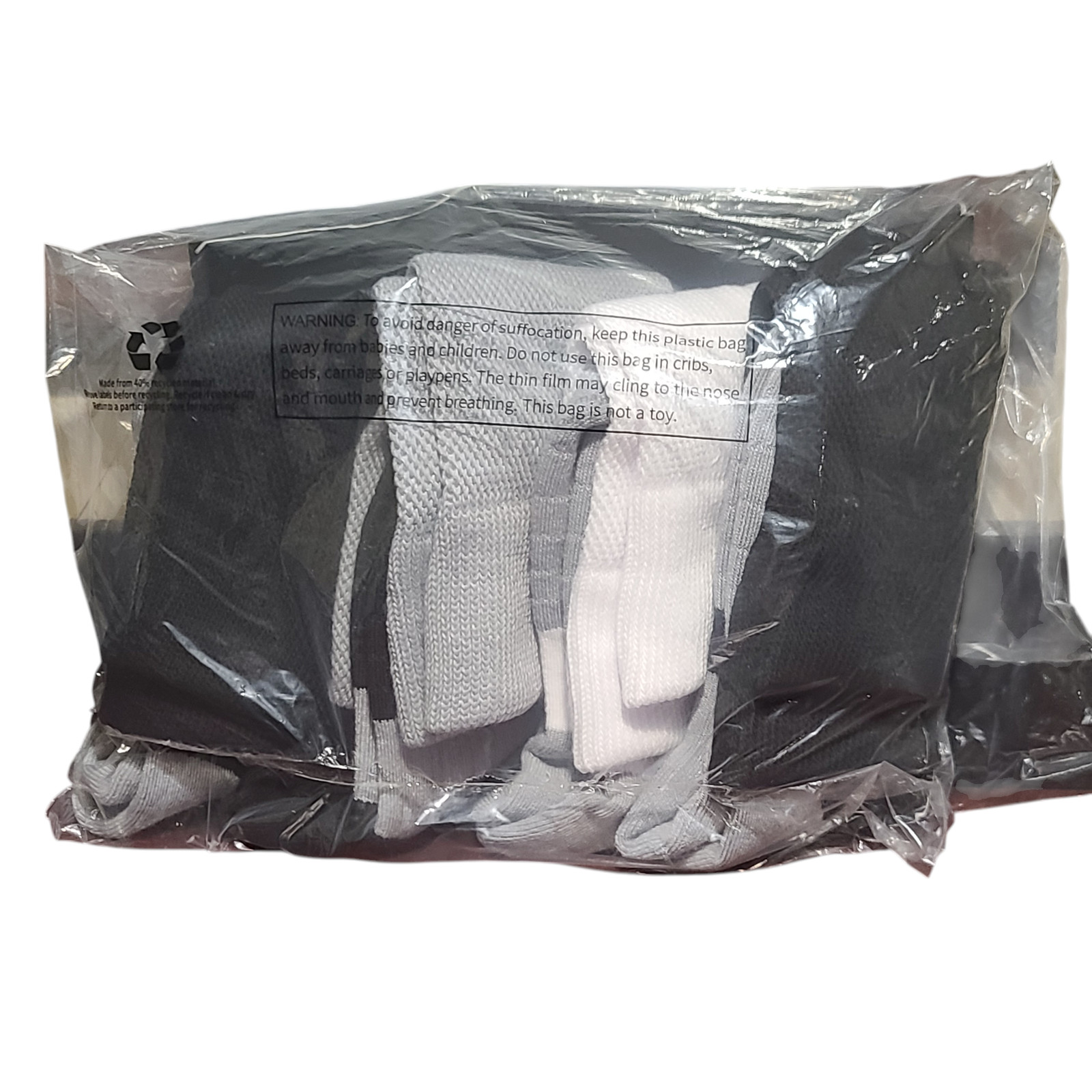 Tommie Copper Basic 4Pk ErgoFit WOTC Compression Socks – Large