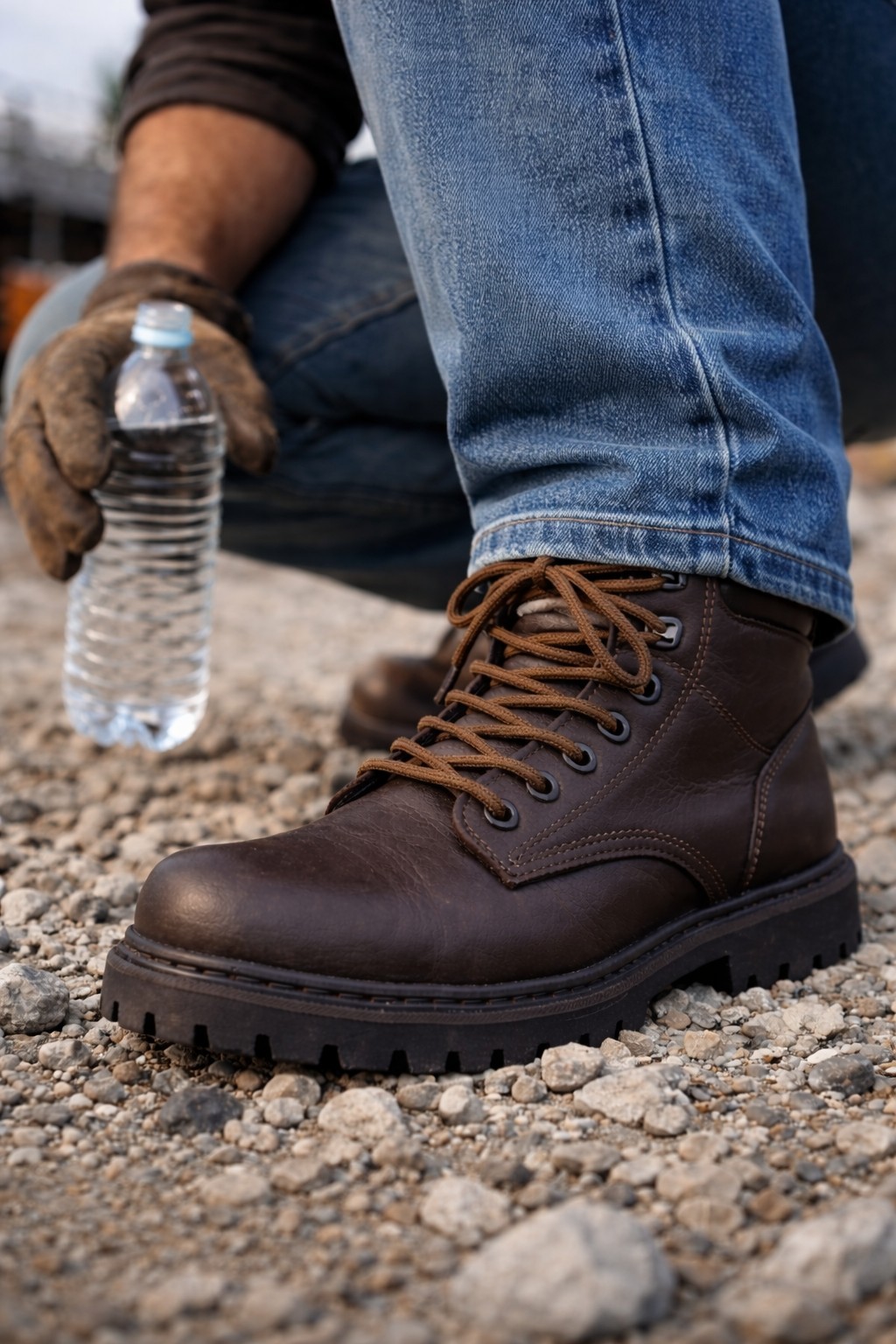 Coyote Brown Paracord WORK BOOT Laces, Heavy Duty Laces With GRIP and Style
