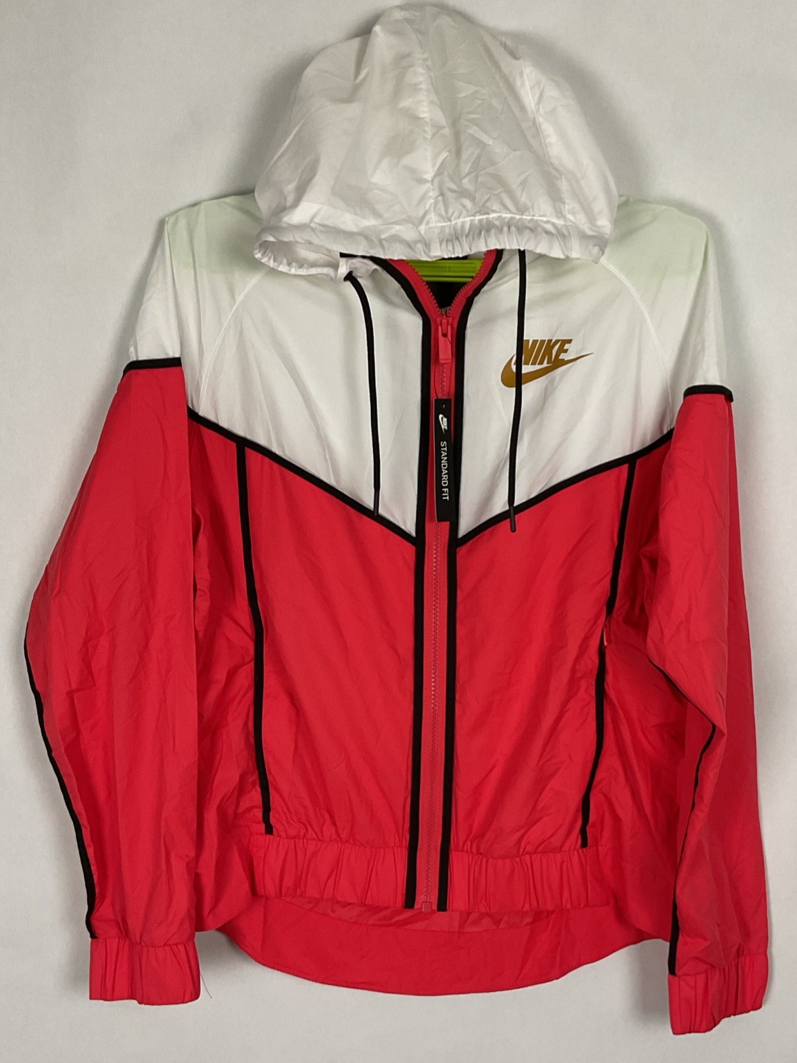 Womens Nike Jacket Windrunner Sz Small 883495-850 Windbreaker Full Zip 42×25”New