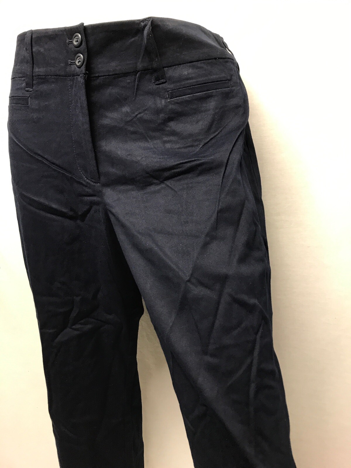 Dean St. Troper France Women’s Capris, Navy Blue Cotton Pants Size Varies New !!