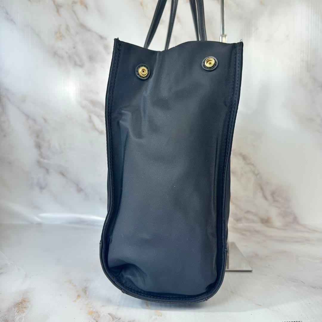 Tory Burch Tote Bag Ella Nylon Large Logo A4 Compatible