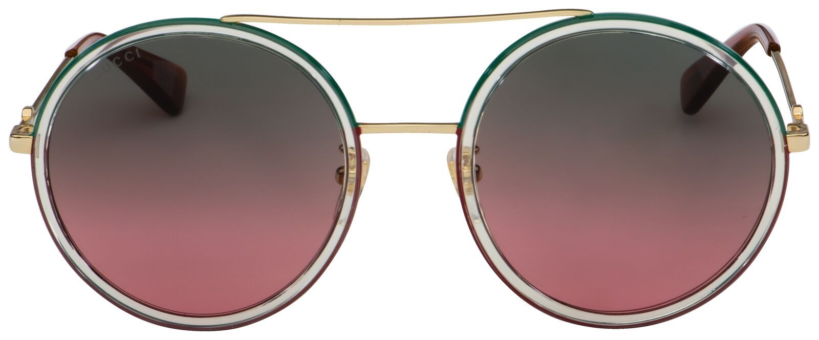 Gucci Women’s GG0061S-022 Fashion 56mm Transparent/Gold Sunglasses