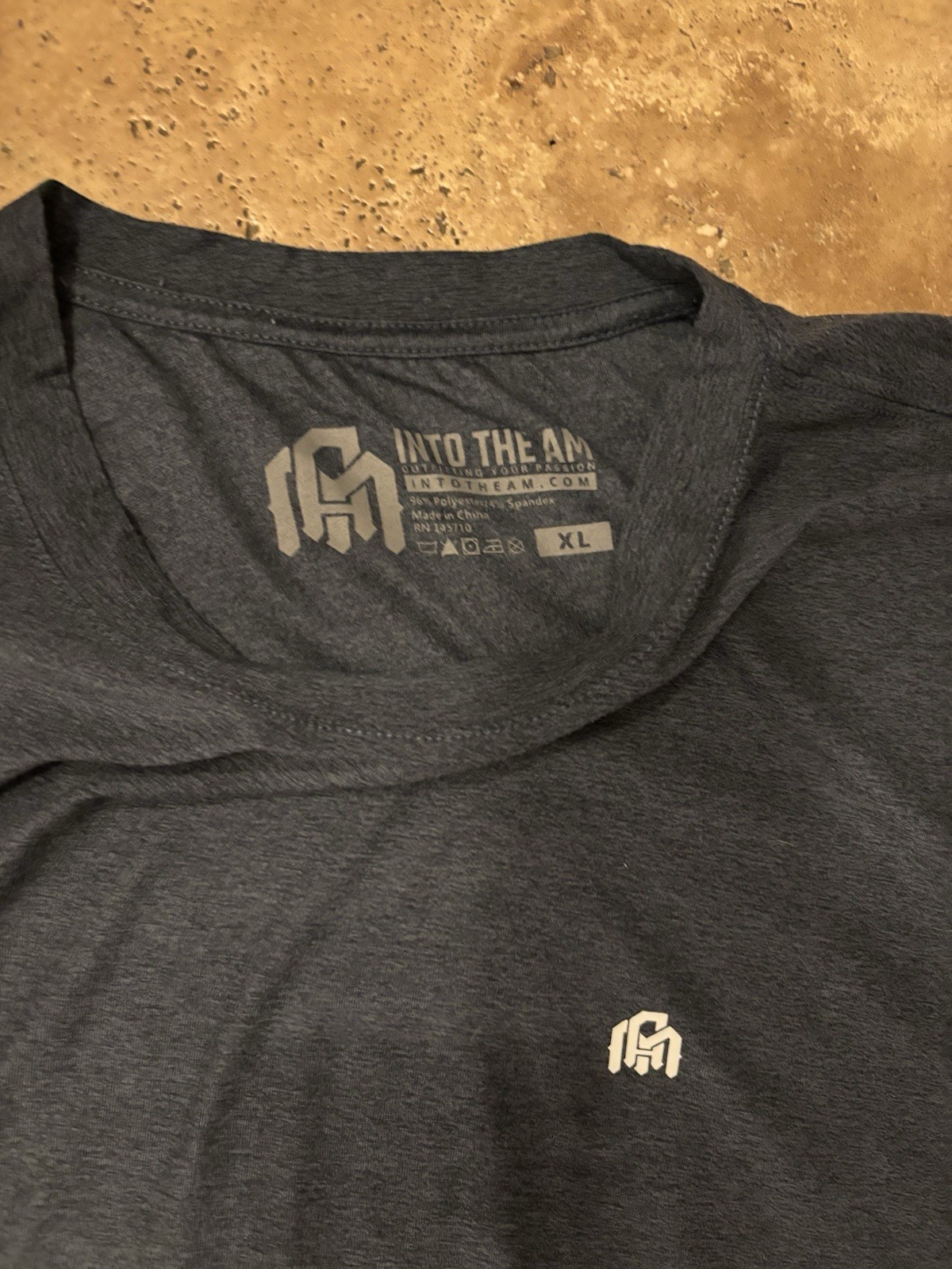 Into the AM Solid Navy Blue Basic Tee T-Shirt Men’s Size XL