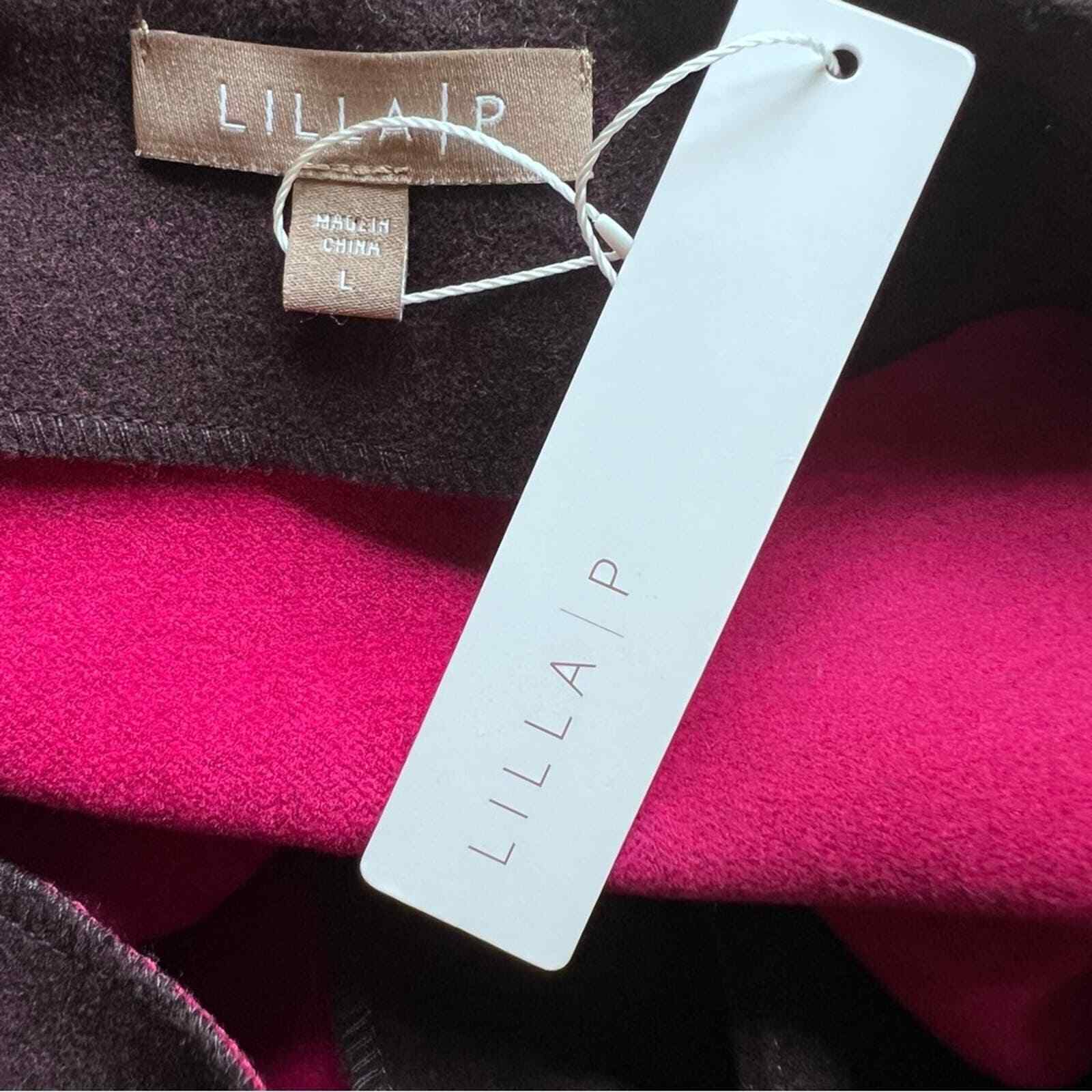 Lilla P Felted Jacket Winterberry Size Medium New with Tags