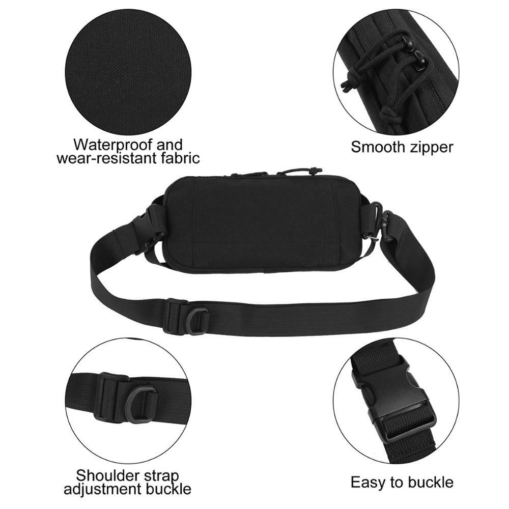 Tactical Sling Chest Pack Bag Molle Daypack Backpack Small Military Shoulder Bag