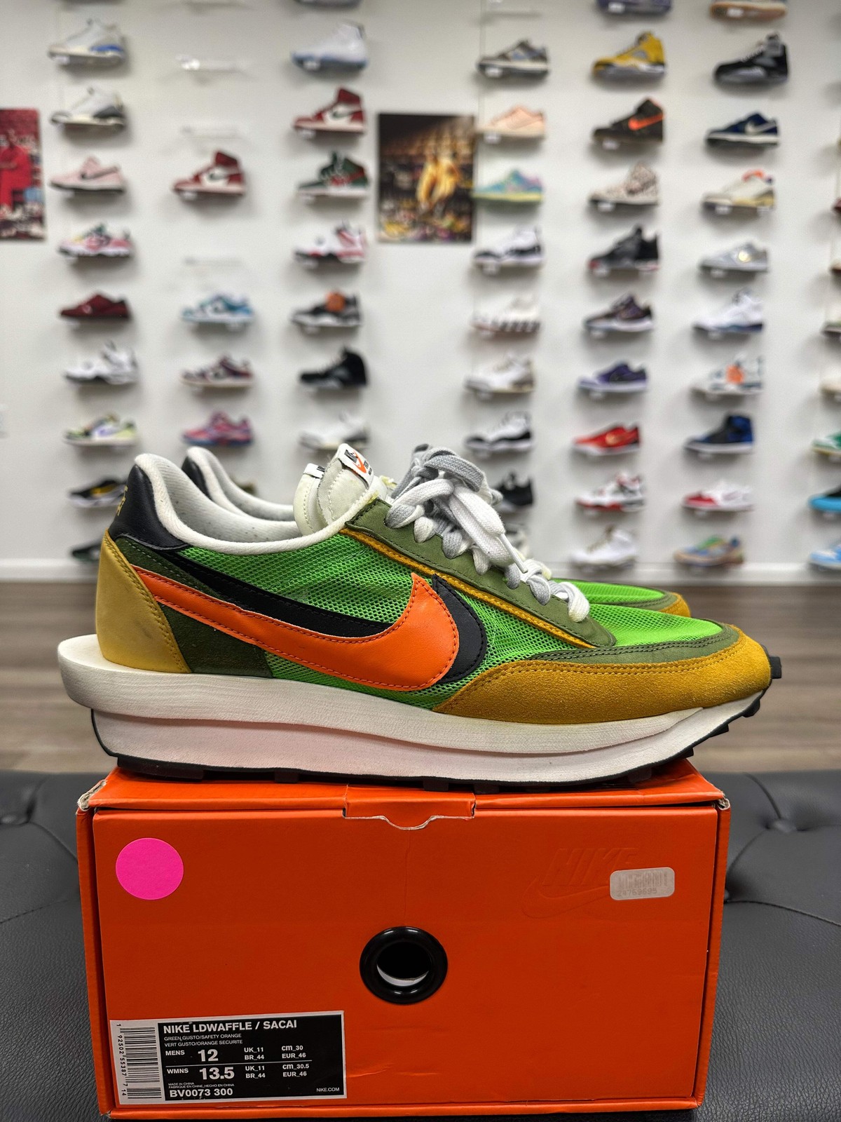 Size 12 – Nike LD Waffle sacai Green Gusto