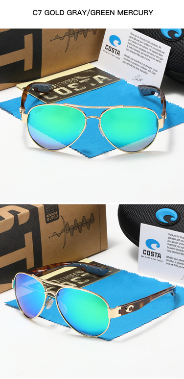 Costa Del Mar Tuna Alley All Color PolarizedLens Sunglasses