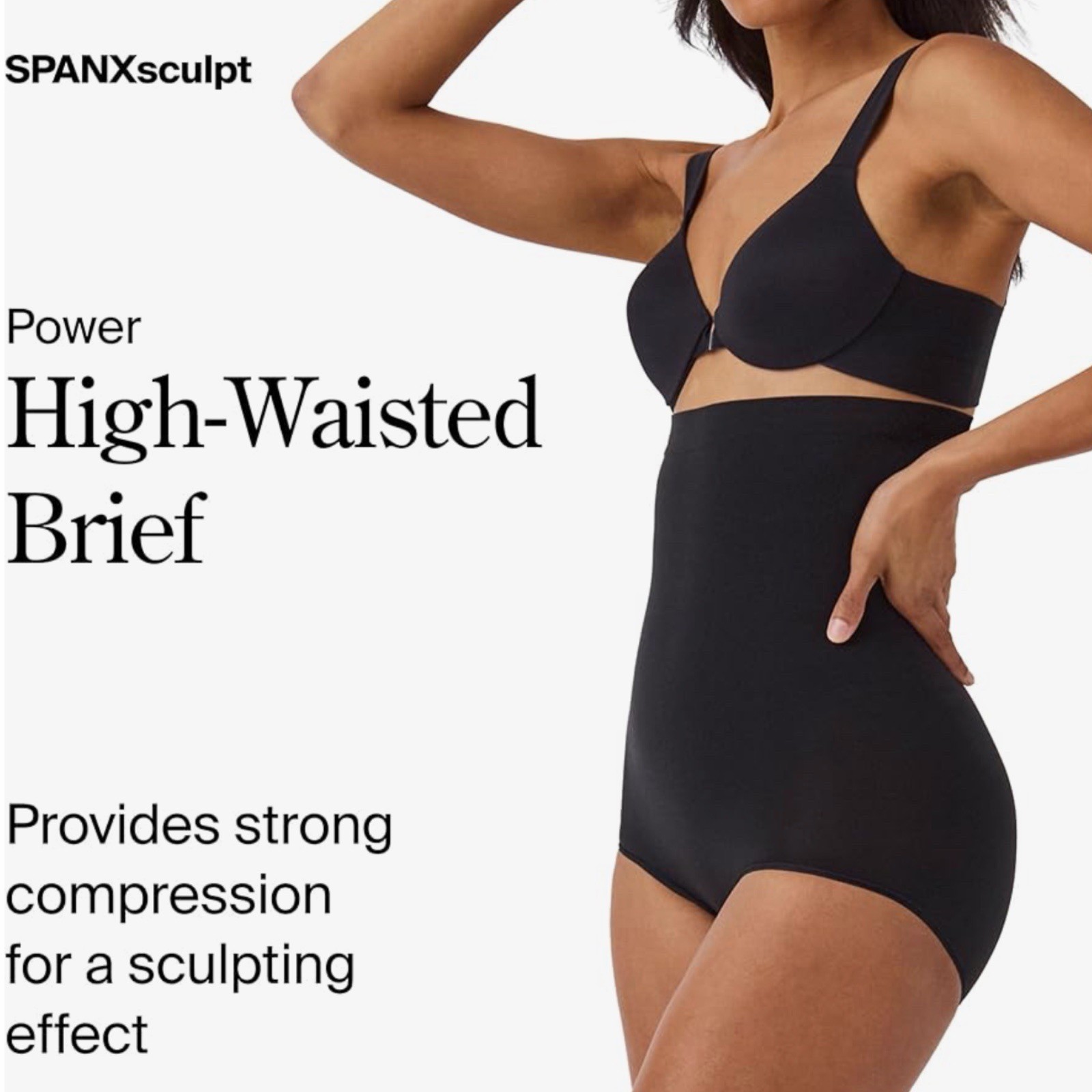 Spanx Higher Power Shaper Panties Style 2746 Size 2XL Very Black NEW Open Box