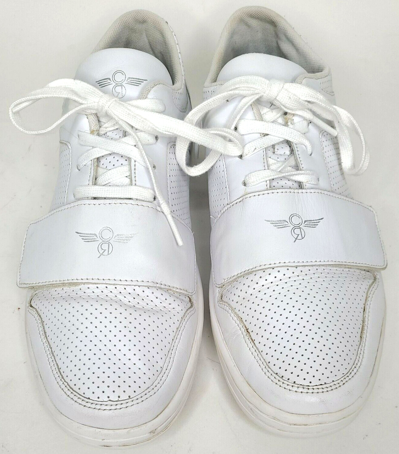 Creative Recreation Men’s Sz 13 Cesario Lo White/Silver Leather Shoes CR4LOC