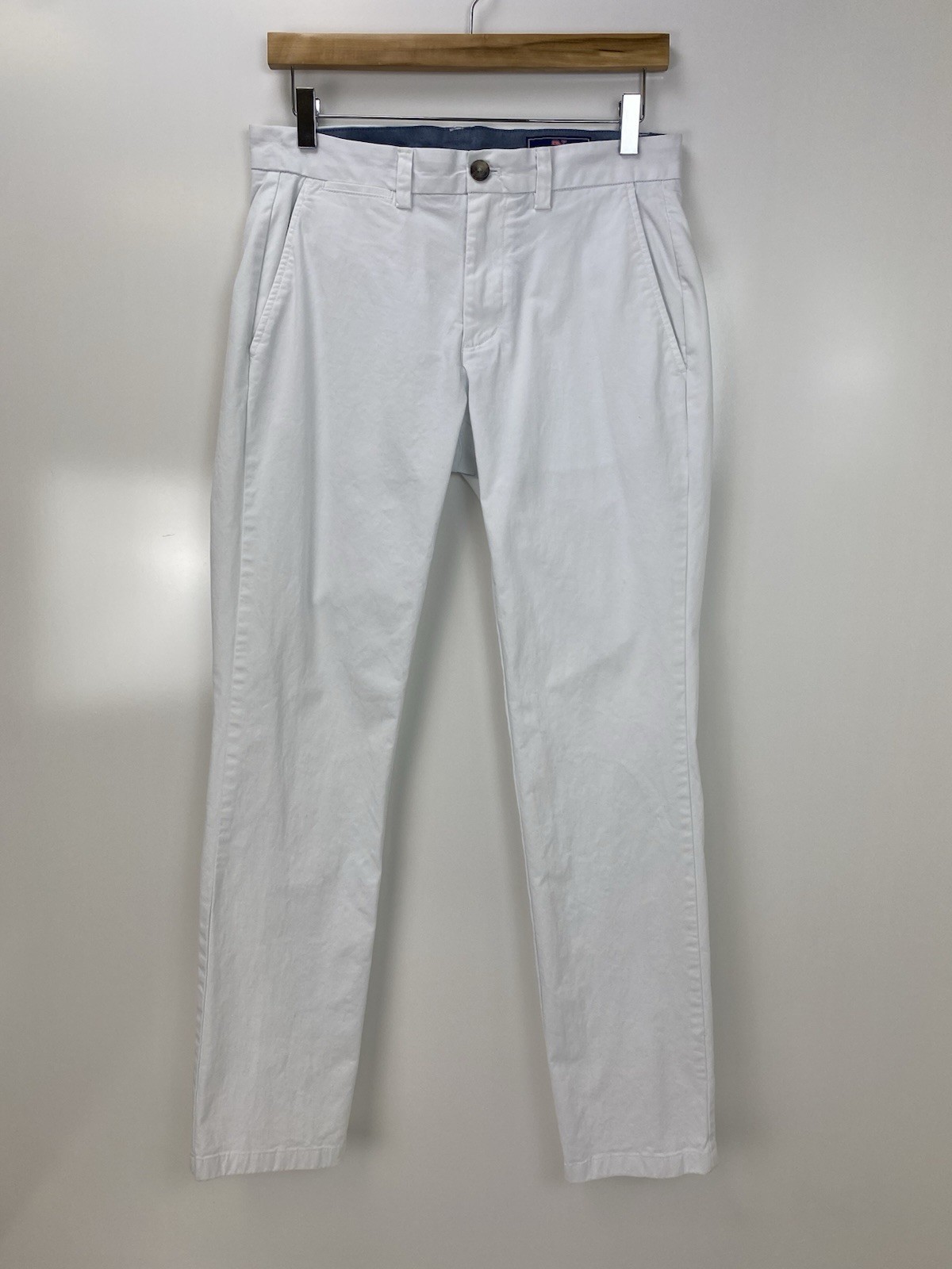 Vineyard Vines Men’s White Slim Fit Stretch Chino Pants Tapered 30W