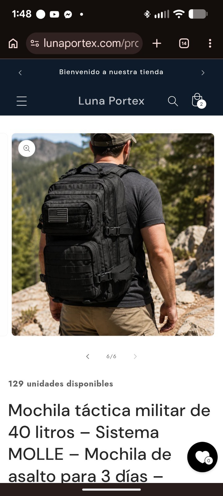 Military Tactical Backpack 40L – MOLLE 3-Day Assault Pack – Black