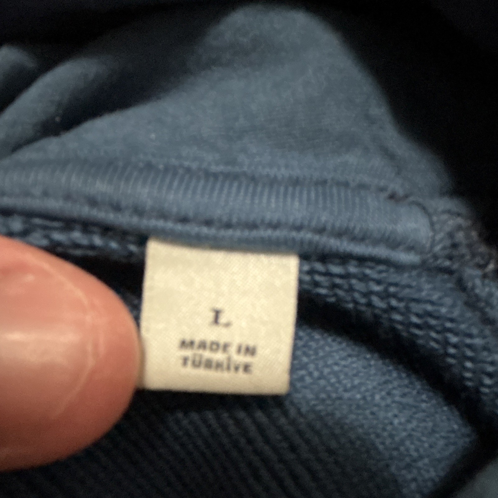 Scotch & Soda Weekend Edition Blue Pullover Hoodie Graphic Logo Men’s L