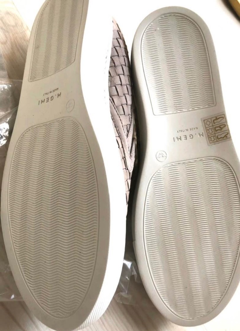 New w/box M Gemi Sz 39.5 EU or 9.5 US Cerchio Nubuck Leather Slip On Sneakers
