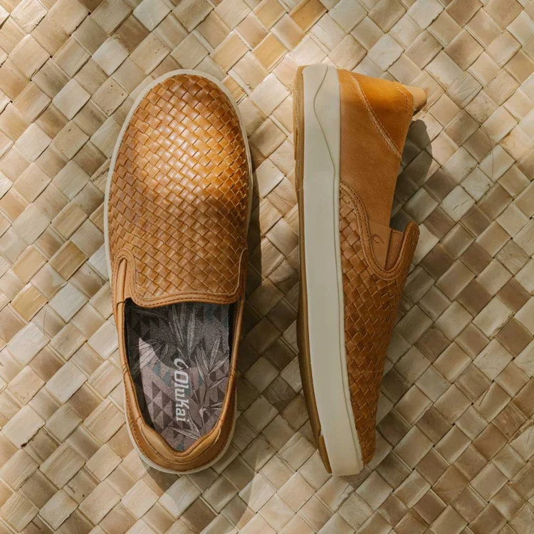 🔥Sale! Men’s Olukai Lae‘ahi Lauhala Woven Leather Shoes – 3 Color – Free Ship⚡