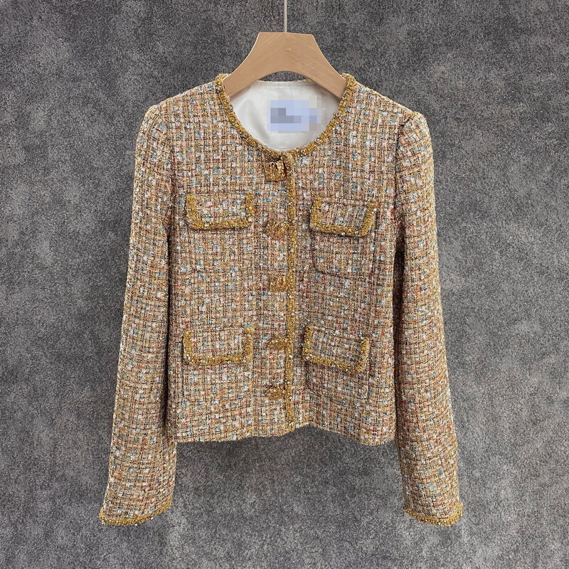 Self-portrait Women’s Single-breasted Tweed Short Jacket Cardigan coat DRESS