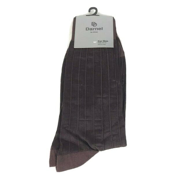 Darnel Men’s Sheer Dress Socks Assorted Colors 100% Nylon Mid Calf Size 10-13