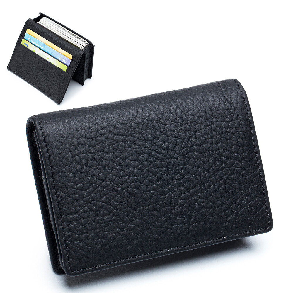 RFID Blocking Women Small Leather Wallet Credit Card Holder Mini Bifold Purse US