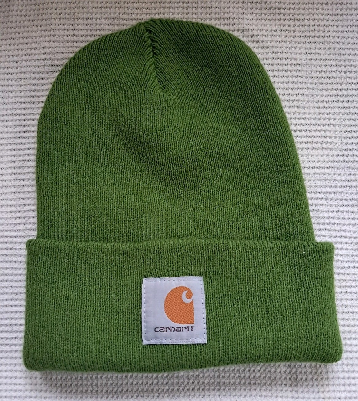 Carhartt Knit Cuffed Beanie Hat/ Cap Green- One Size