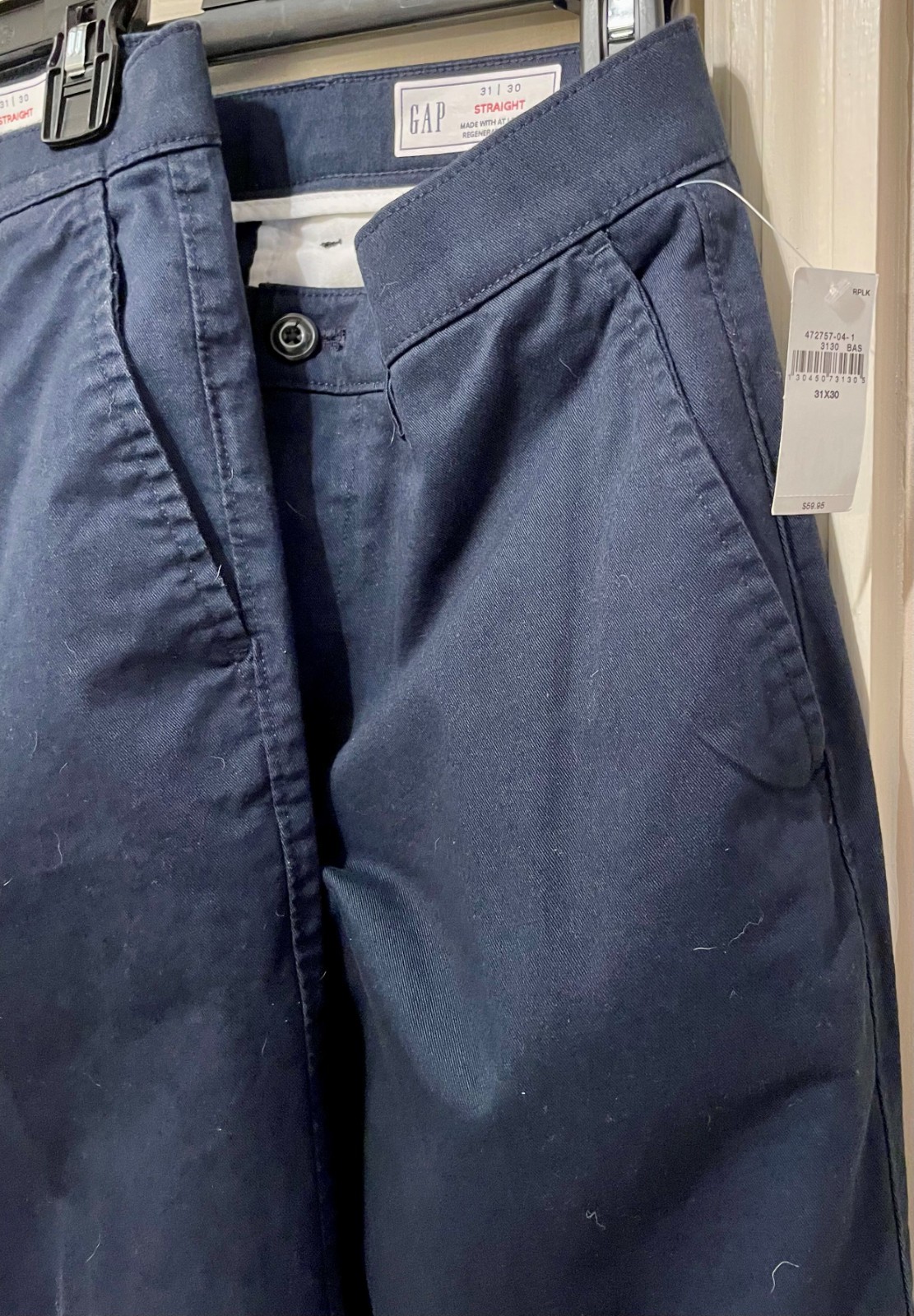 LOT 3 Pair GAP Men’s Modern Straight Khakis 31×30 BLUE (NWT), BLUE, TAN