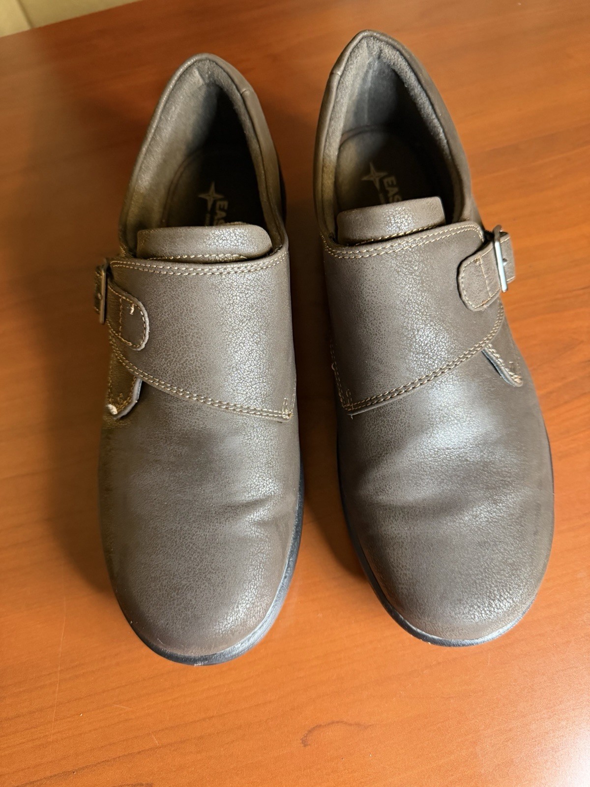 Eastland Sherri Mary Jane Comfort Shoes Women’s Size 10M Brown Hook Loop Casual