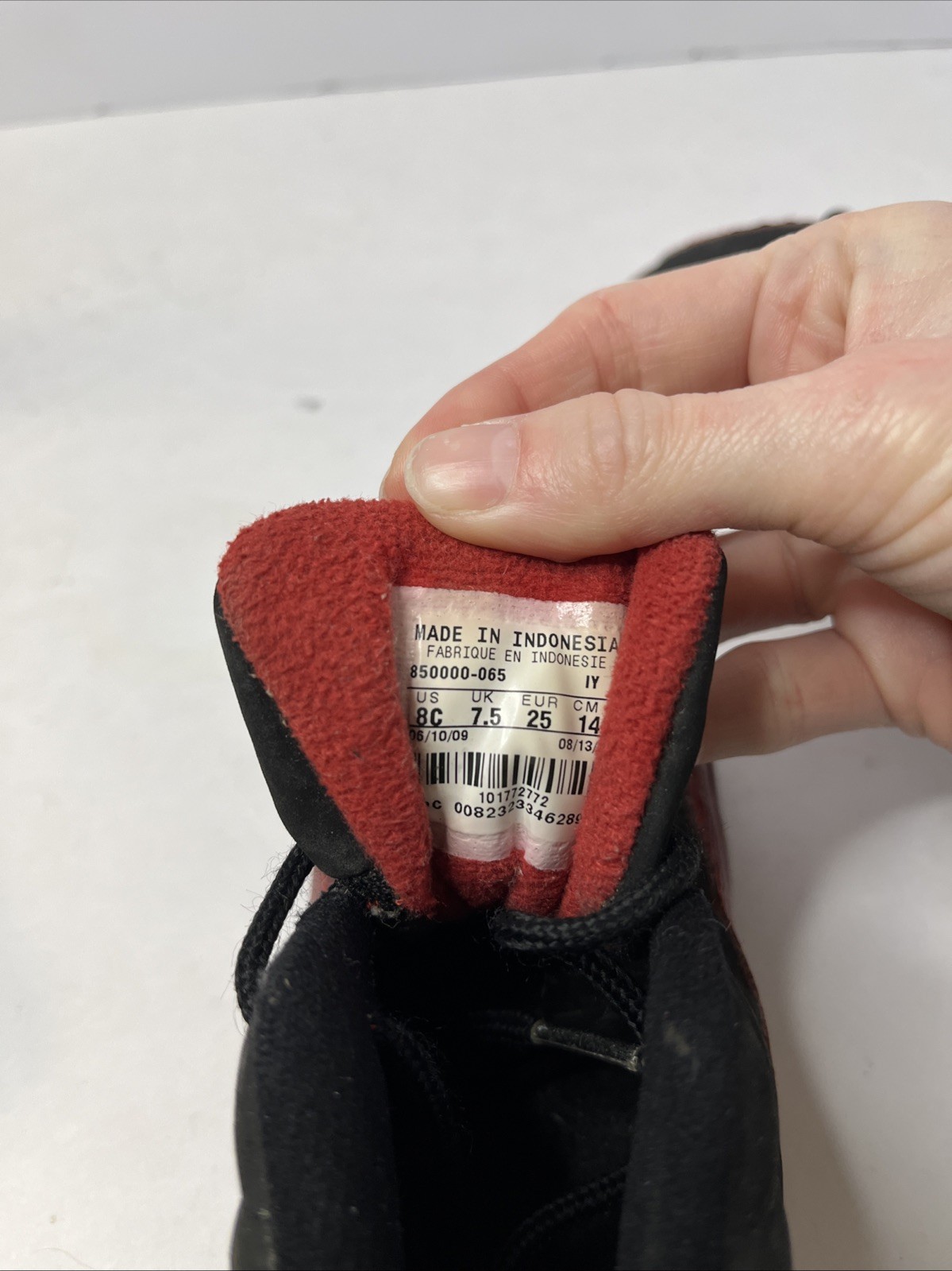 Size 8C – Jordan 12 Flu Game 2009