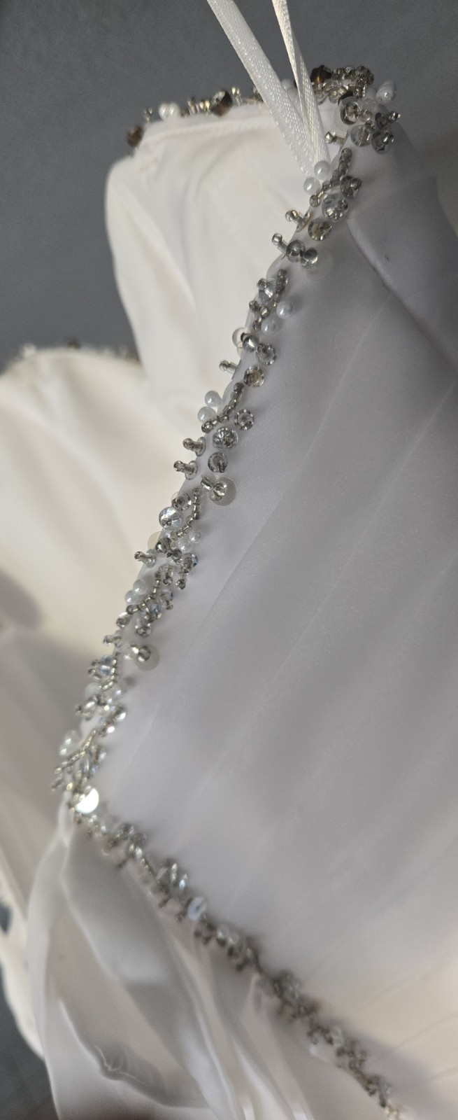 Mori Lee Voyage Beaded Formal Dress – Size 4 – White NWT – Madeline Gardner